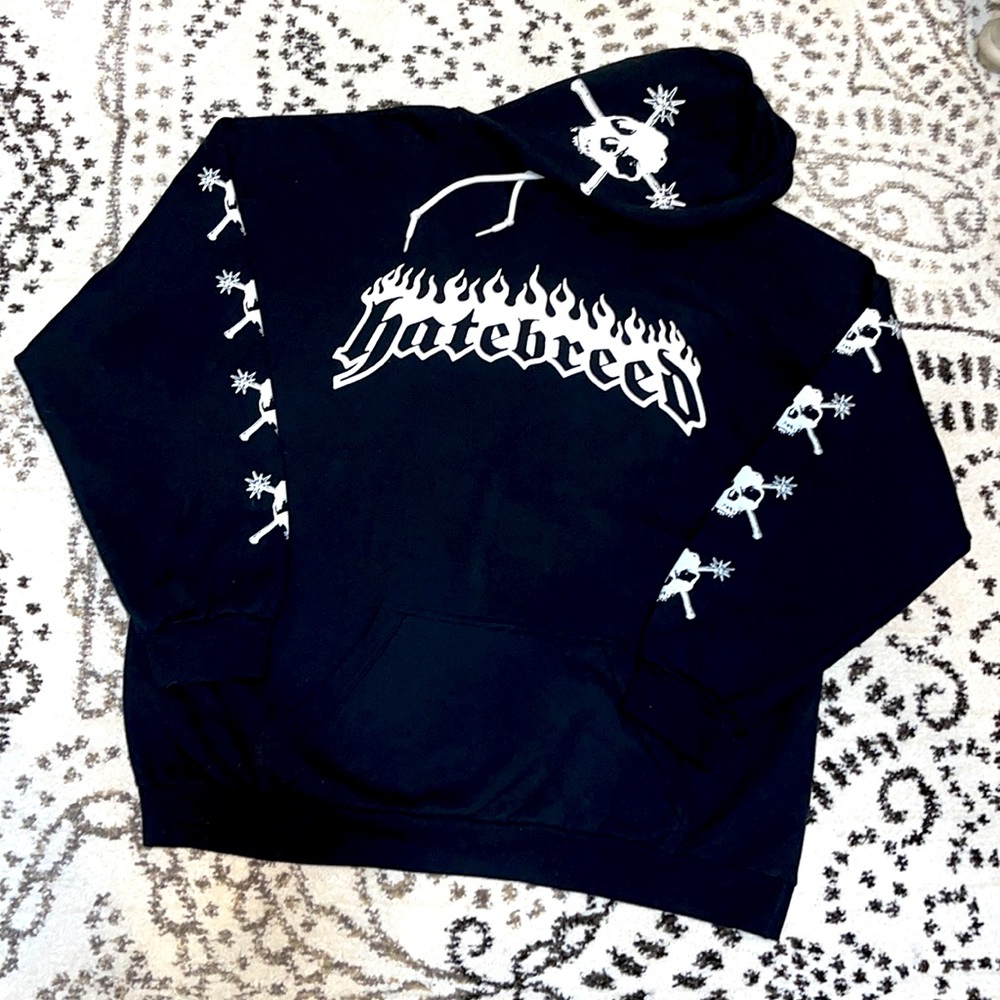 ANVIL Hatebreed Merchandise Black Women’s Sweatshirt Size XL